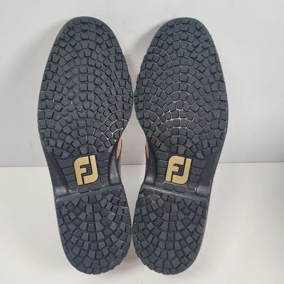 FootJoy Professional Men's Brown Leather Golf Shoes 57045 US Size 11.5W