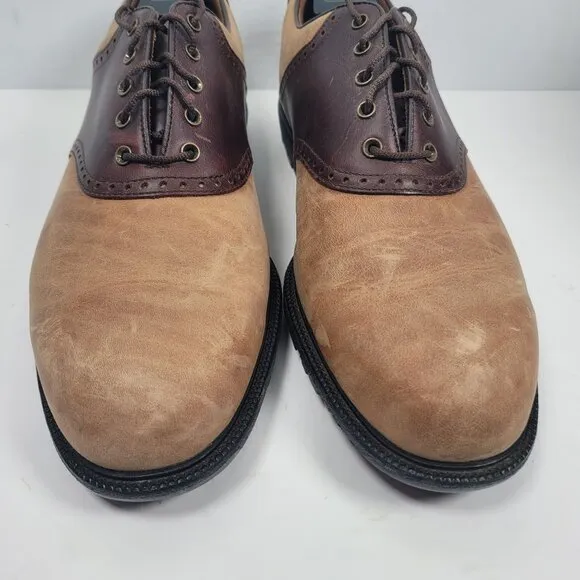 FootJoy Professional Men's Brown Leather Golf Shoes 57045 US Size 11.5W