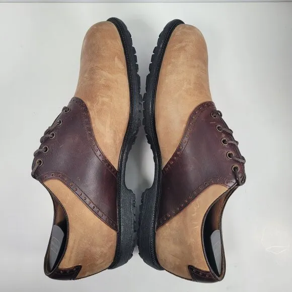 FootJoy Professional Men's Brown Leather Golf Shoes 57045 US Size 11.5W
