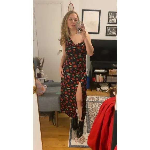 FOR LOVE &amp; LEMONS Xena Midi Dress Size L