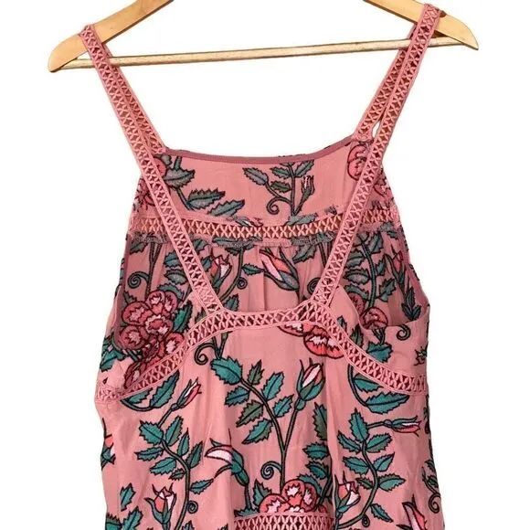 For love &amp; lemons Rosali tank floral embroidered mini dress