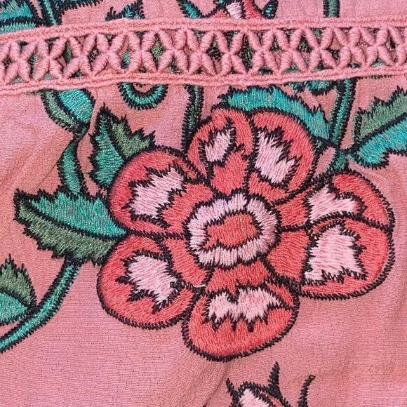 For love &amp; lemons Rosali tank floral embroidered mini dress