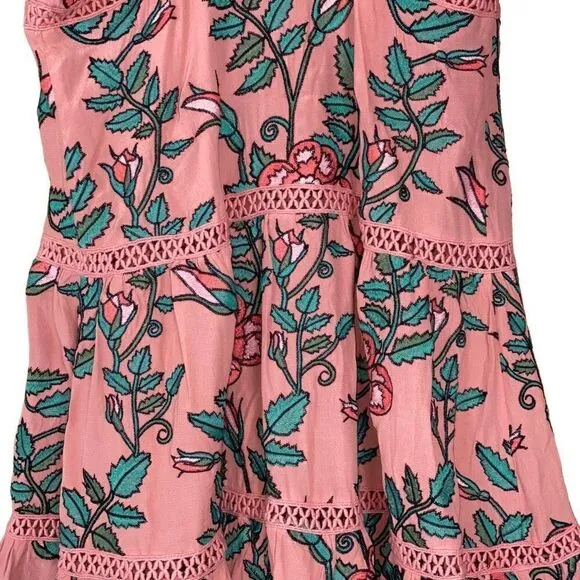 For love &amp; lemons Rosali tank floral embroidered mini dress