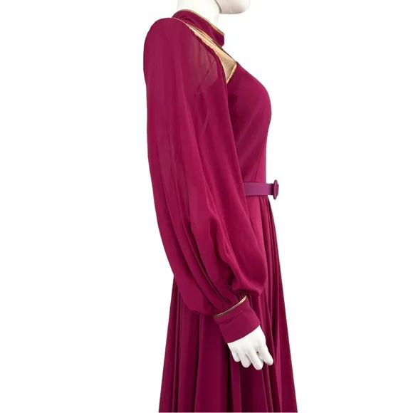 FOUAD SARKIS Cherry Formal Evening Gown, NWT