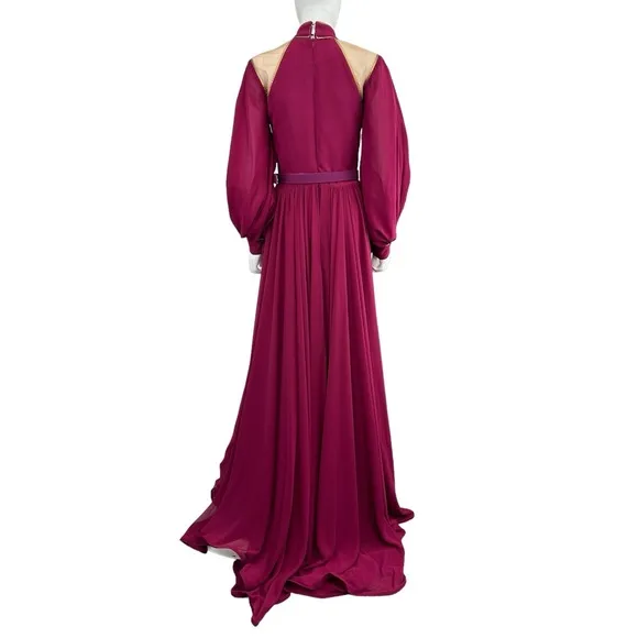 FOUAD SARKIS Cherry Formal Evening Gown, NWT