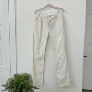 Frame Le Mini Boot Jeans - Size 31, White