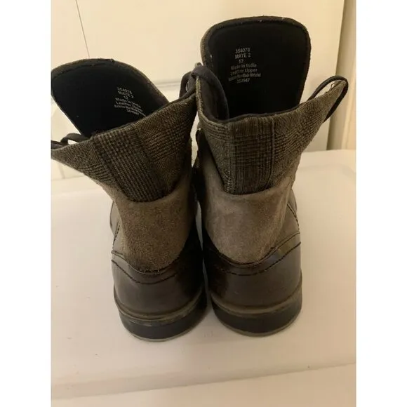 Franco Fortini Men’s‎ Sz 12 Ankle Boots Mate 2 Laces Brown Leather