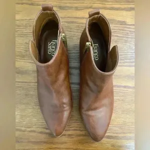 Franco sarto brown leather Lydia bootie