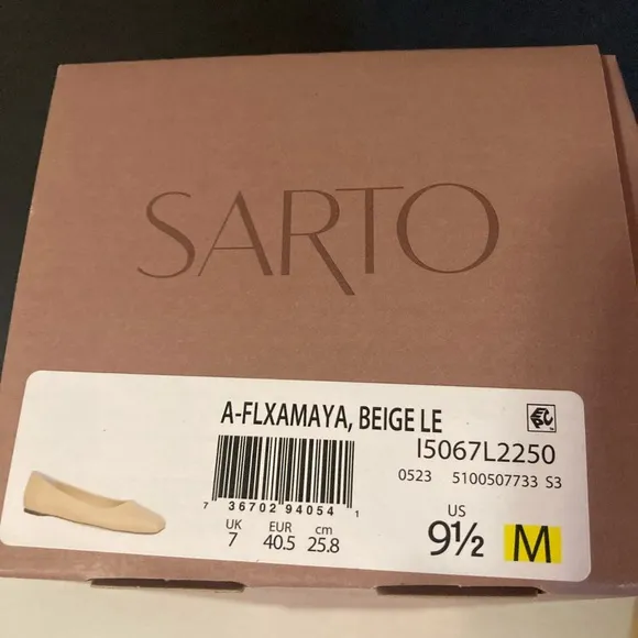 Franco Sarto Leather Ballet Flats
