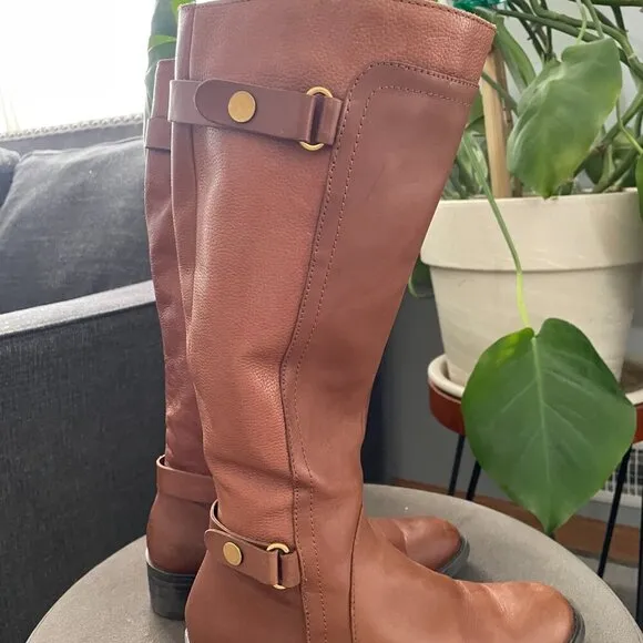 Franco Sarto Women's size 7 Cognac Boots Leather