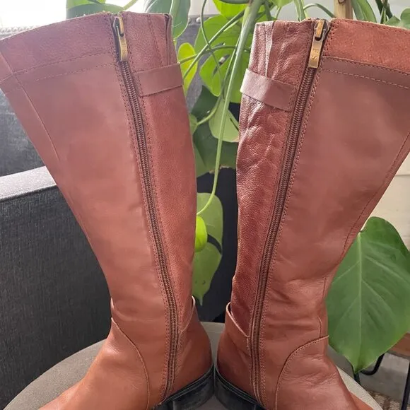 Franco Sarto Women's size 7 Cognac Boots Leather