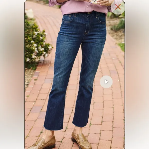 Frank &amp; Eileen | Killian 2003 Wash Crop Flare Jeans | Sz 31 | EUC