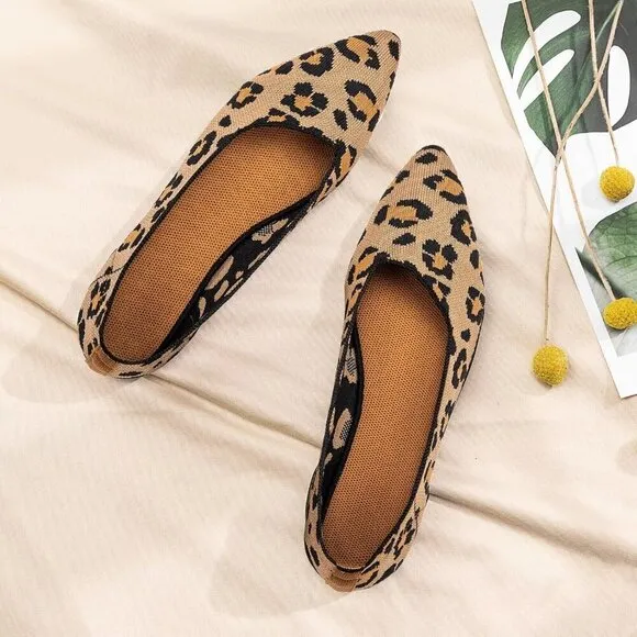 Frank Mully Flat Shoes Women Yellow Pointed Toe Slip On Softable Comfort Shoes