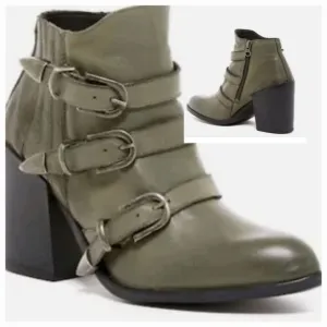 FREE PEOPLE BASKE CALIFORNIA ROSCOE 3 BUCKLE BOOTS