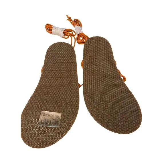 Free People So Strappy Sandal Shoes Sunset Orange NEW Size 8