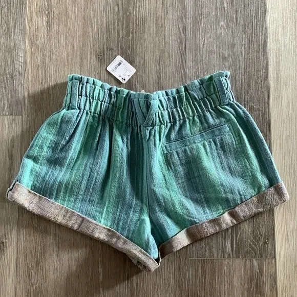 FREE PEOPLE Solar Flare Baja Striped Shorts NWT