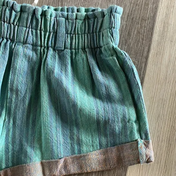 FREE PEOPLE Solar Flare Baja Striped Shorts NWT
