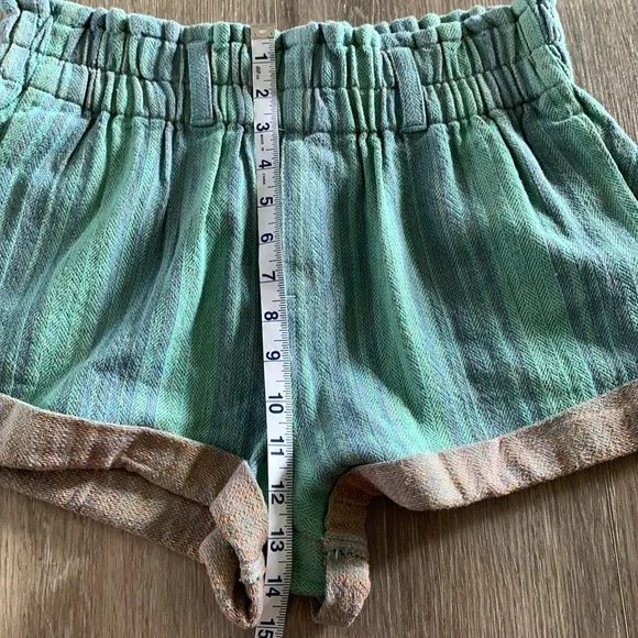 FREE PEOPLE Solar Flare Baja Striped Shorts NWT