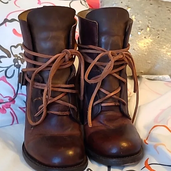 Freebird By Steven Billy Cognac Boots Size 8