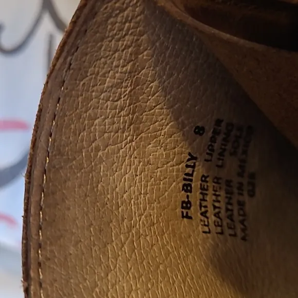 Freebird By Steven Billy Cognac Boots Size 8