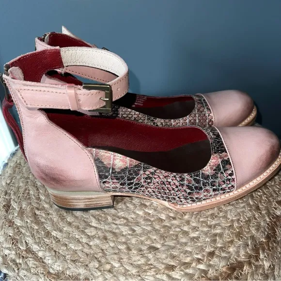 Freebird by Steven Marilyn Snake Print Shoes