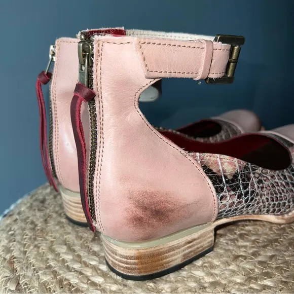 Freebird by Steven Marilyn Snake Print Shoes