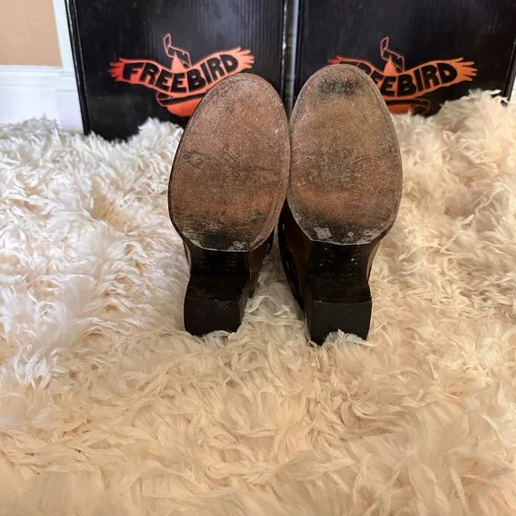Freebird Coal Women's leather boots.