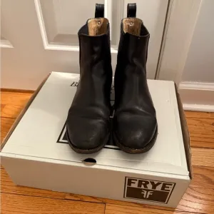 Frye Black Leather Chelsea Boots