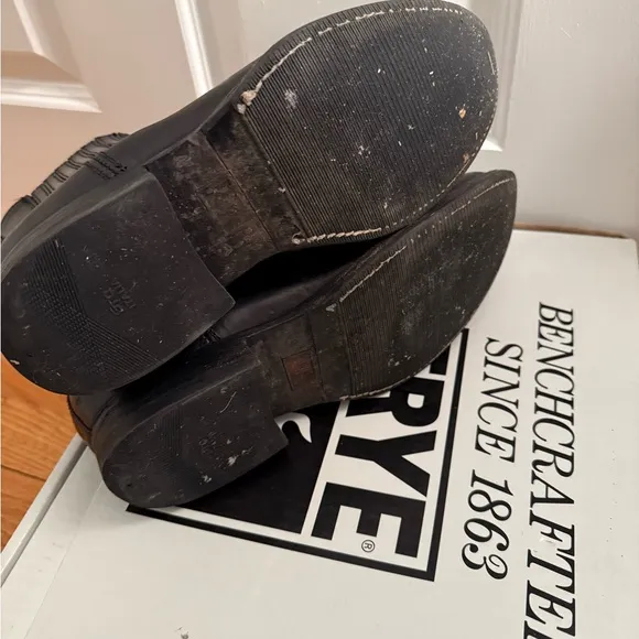 Frye Black Leather Chelsea Boots
