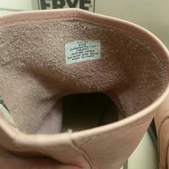 Frye Boots.