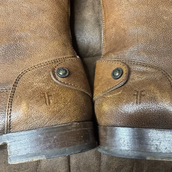 Frye Brown Leather Knee-High Boots Size 11
