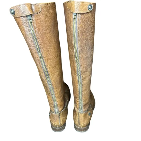 Frye Brown Leather Knee-High Boots Size 11