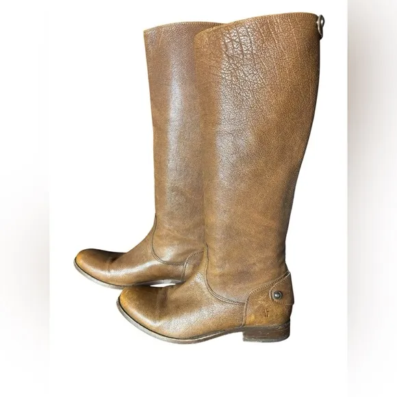 Frye Brown Leather Knee-High Boots Size 11