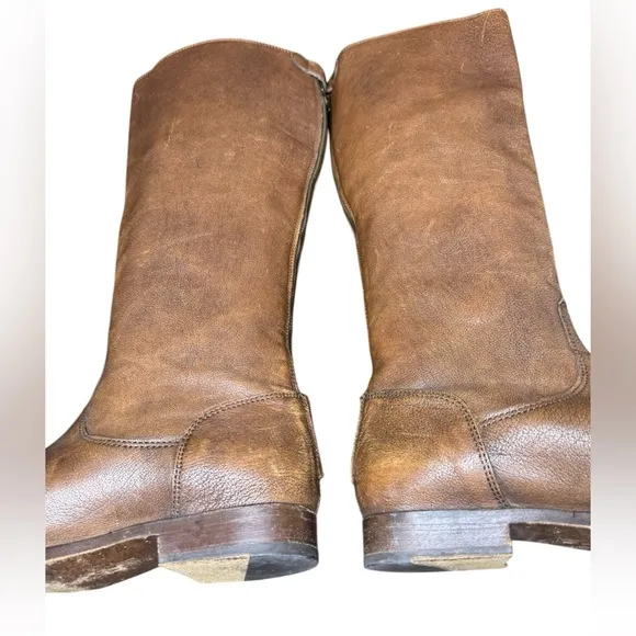 Frye Brown Leather Knee-High Boots Size 11