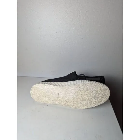 FRYE Camille Black Suede Perforated Slip On Shoes Size 9M