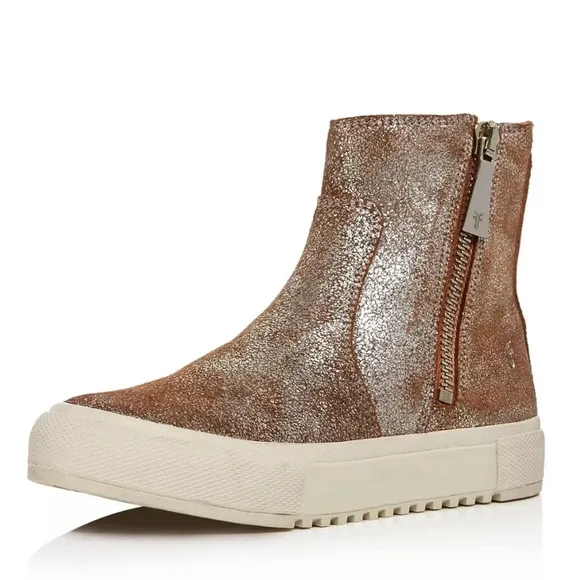 Frye Gia Metallic Boots
