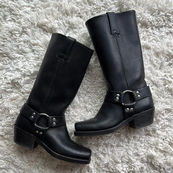 Frye Harness 12R Leather Boots