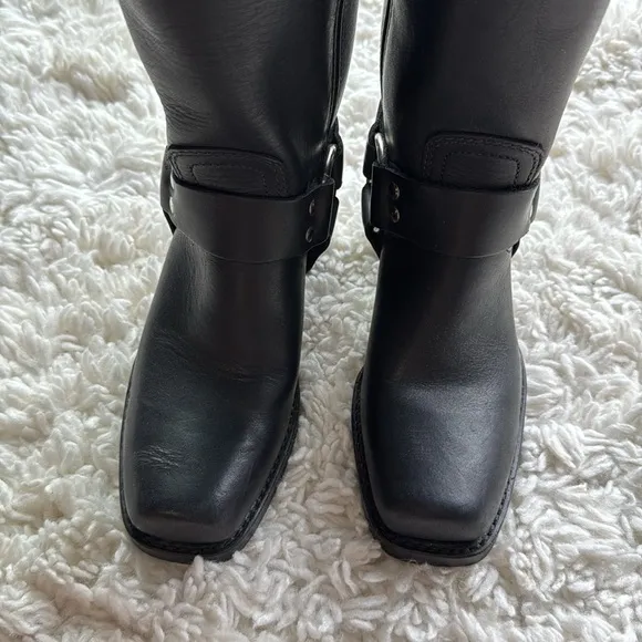Frye Harness 12R Leather Boots