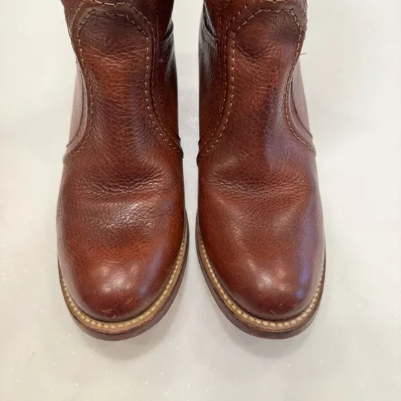 FRYE JANE WOMEN’S LEATHER TALL BOOTS BROWN 8.5 $348 Excellent!