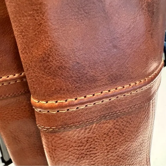 FRYE JANE WOMEN’S LEATHER TALL BOOTS BROWN 8.5 $348 Excellent!