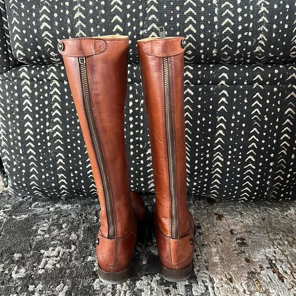 Frye Melissa Button Back Zip Boots