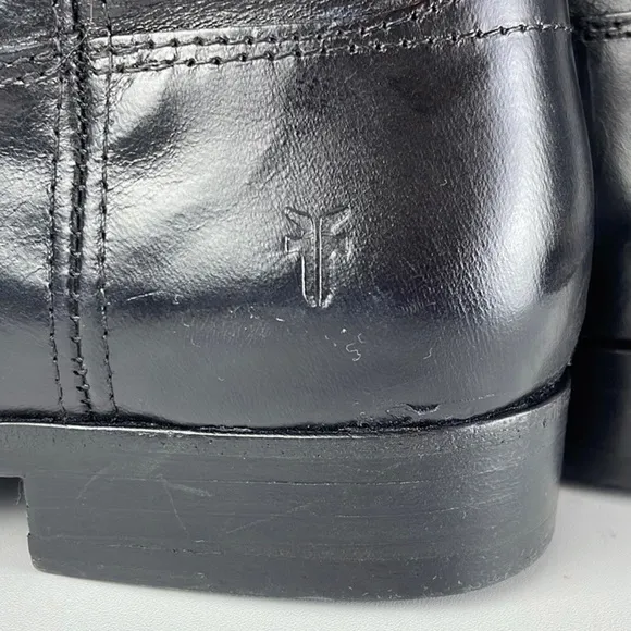 FRYE MELISSA BUTTON INSIDE ZIP Genuine Leather Side Zip Boots NWOT Sz 6