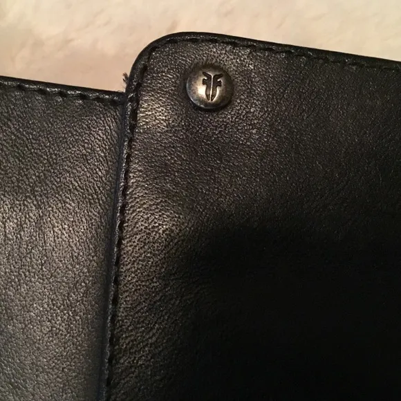 Frye Melissa Stud Black Leather Riding Boots - 6.5