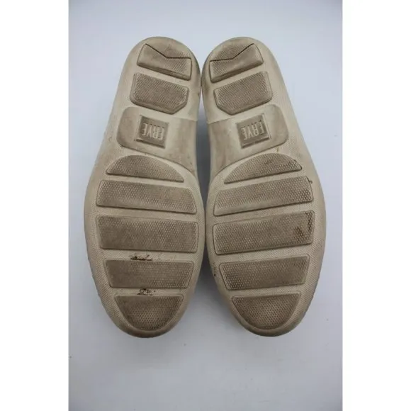 Frye Men's Size 10 D Briggs Boat Shoe Slate Gray Leather Casual Shoes Lace Up