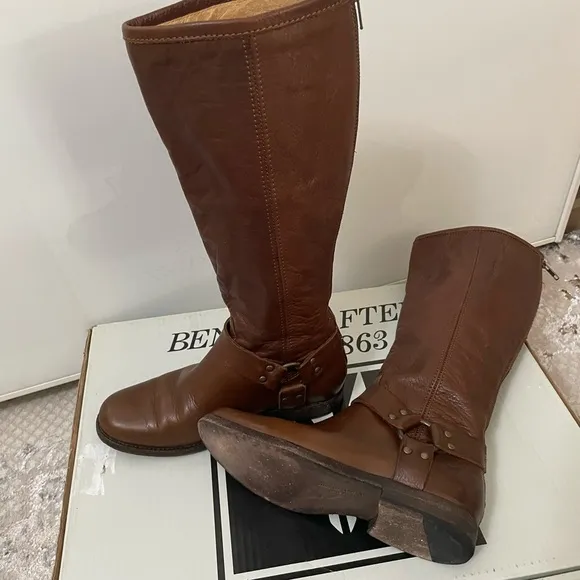 Frye Phillip Harness  Riding Boots Size 7M