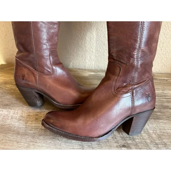 Frye Sarah Over-the-Knee Leather Boots