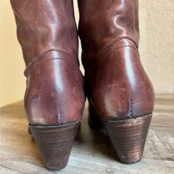 Frye Sarah Over-the-Knee Leather Boots