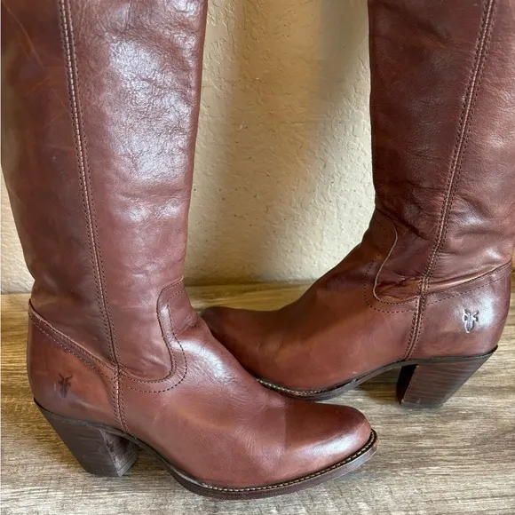 Frye Sarah Over-the-Knee Leather Boots