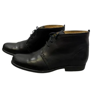 Frye Women’s Phillip Leather Chukka Boots Black 9.5