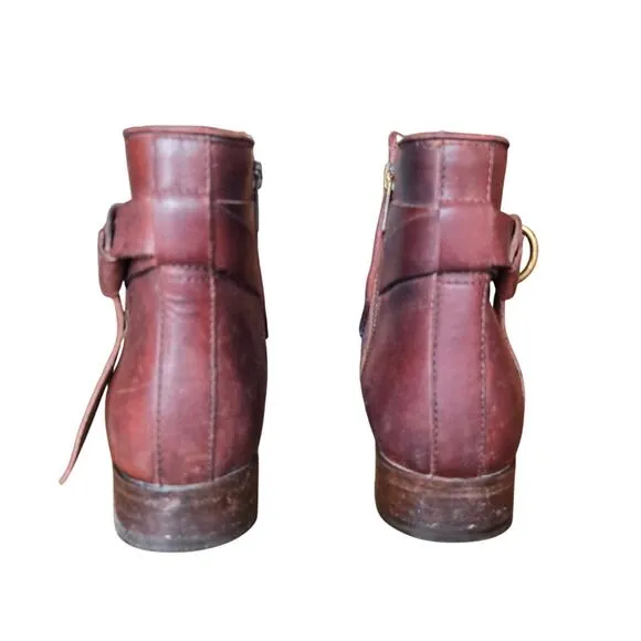 Frye Womens Redwood Leather Melissa Knotted Ankle Boots 8.5B Italian Western
